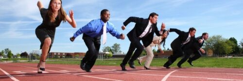 individuel, collectif, performance, concentration, d&eacute;termination, cible, objectifs, sport et entreprise